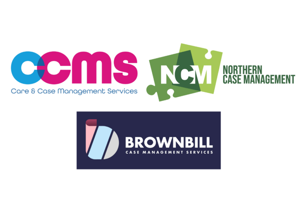 CCMS, Brownbill and Northern Case Management logos.